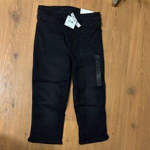 American Eagle Outfitters Black Capri  Jeans